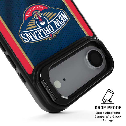 NBA New Orleans Pelicans Jersey iPhone 17 Air Kickstand Case