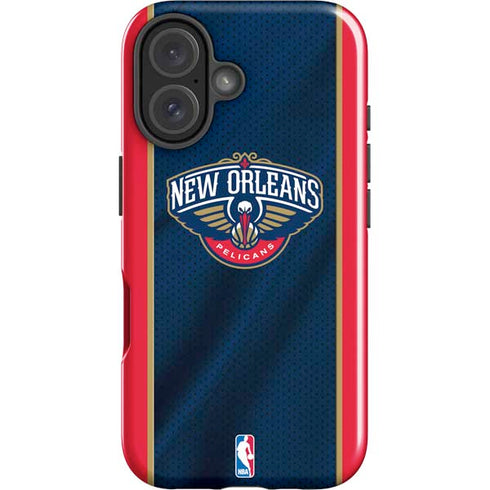 NBA New Orleans Pelicans Jersey iPhone 17 Impact Case
