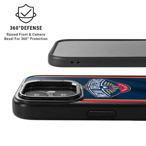 NBA New Orleans Pelicans Jersey iPhone 17 Kickstand Case