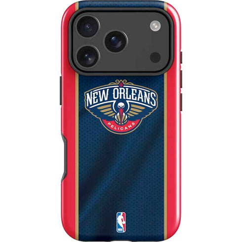 NBA New Orleans Pelicans Jersey iPhone 17 Pro Impact Case