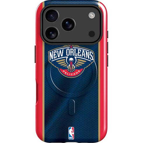 NBA New Orleans Pelicans Jersey iPhone 17 Pro Max Magsafe Impact Case