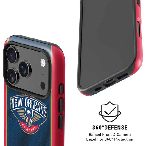 NBA New Orleans Pelicans Jersey iPhone 17 Pro Max Magsafe Impact Case