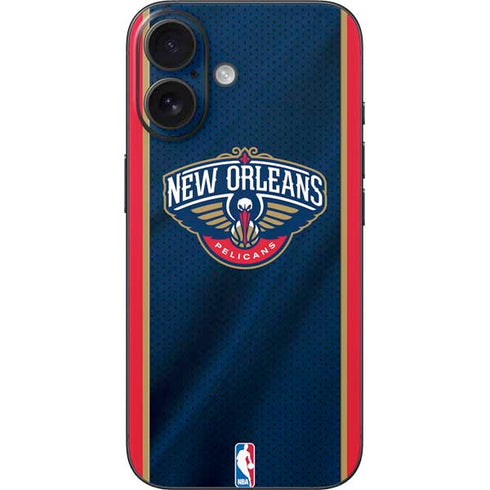 NBA New Orleans Pelicans Jersey iPhone 17 Skin