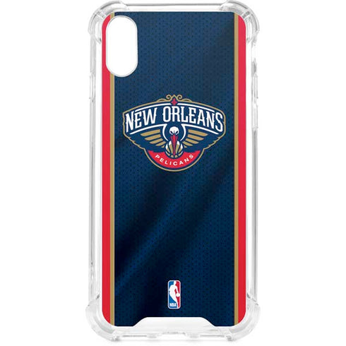 NBA New Orleans Pelicans Jersey iPhone XS Clear Case