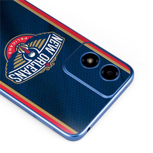 NBA New Orleans Pelicans Jersey Moto G Play 4G (2024) Skin