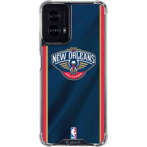 NBA New Orleans Pelicans Jersey Moto G Power 5G (2024) Clear Case
