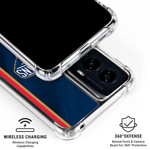NBA New Orleans Pelicans Jersey Moto G Power 5G (2024) Clear Case