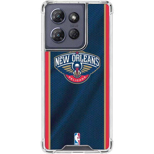 NBA New Orleans Pelicans Jersey Moto G Power 5G (2025) Clear Case