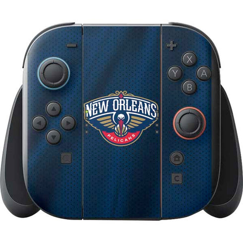 NBA New Orleans Pelicans Jersey Nintendo Switch 2 (2025) with Joy-Con Skin