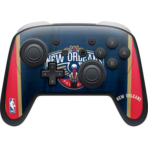 NBA New Orleans Pelicans Jersey Nintendo Switch 2 (2025) Pro Controller Skin
