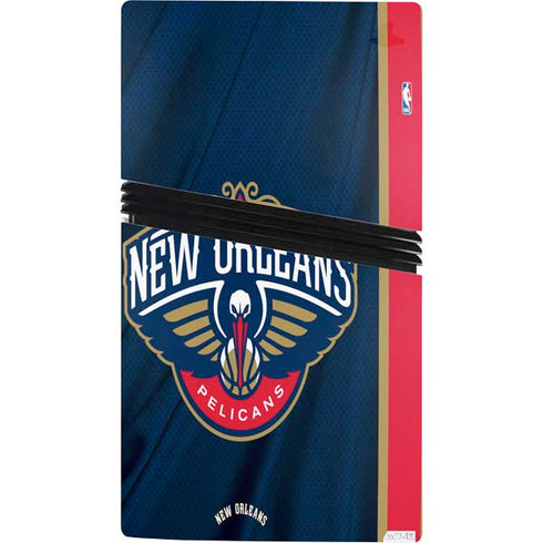 NBA New Orleans Pelicans Jersey PS5 Pro Console Skin