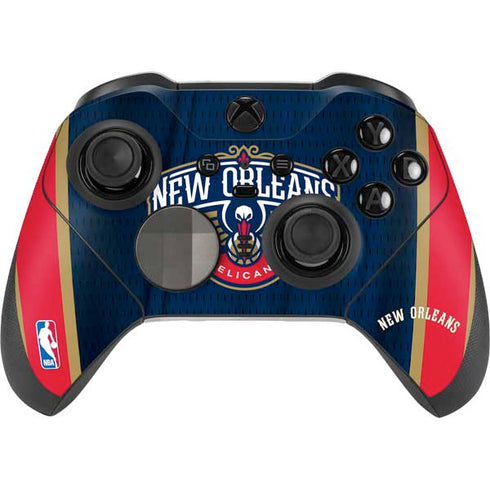 NBA New Orleans Pelicans Jersey Xbox Elite Wireless Controller Series 2 Skin