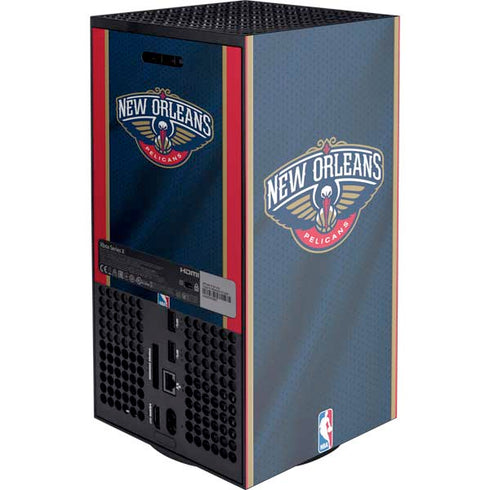 NBA New Orleans Pelicans Jersey XBox Series X Digital Edition Console Skin