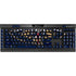 NBA New Orleans Pelicans Distressed K95 RGB PLATINUM Mechanical Gaming Keyboard Skin