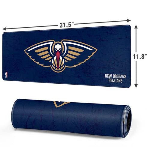 NBA New Orleans Pelicans Distressed Gaming Mouse Pad