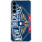 NBA New Orleans Pelicans Large Logo Galaxy A55 5G Clear Case