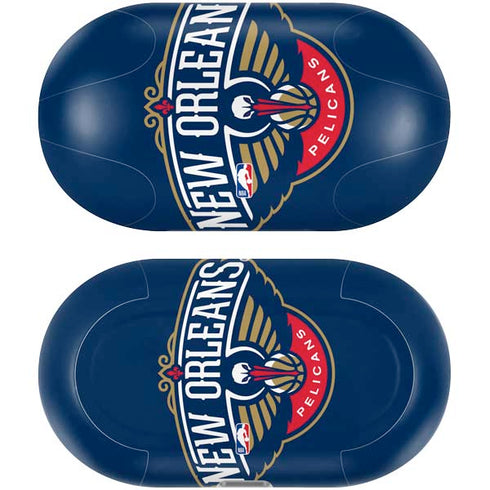 NBA New Orleans Pelicans Large Logo Galaxy Buds Plus Skin