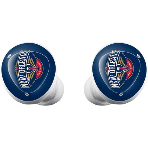 NBA New Orleans Pelicans Large Logo Galaxy Buds Plus Skin
