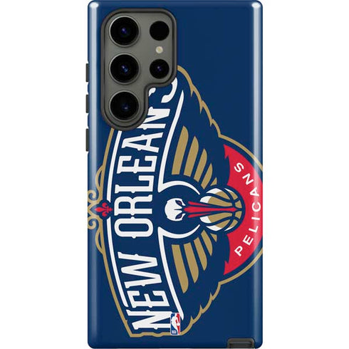 NBA New Orleans Pelicans Large Logo Galaxy S23 Ultra Pro Case