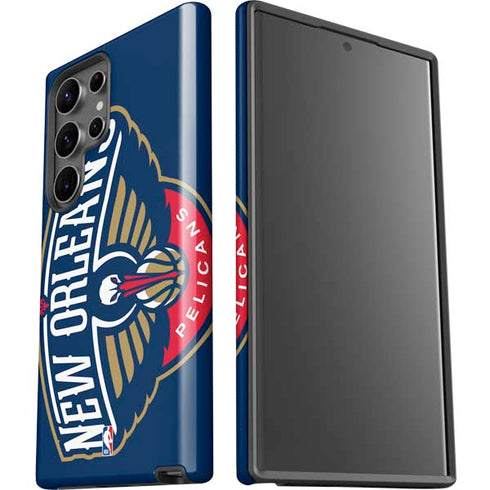 NBA New Orleans Pelicans Large Logo Galaxy S23 Ultra Pro Case