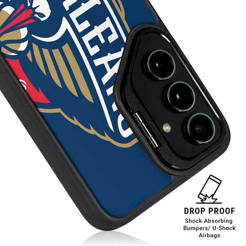 NBA New Orleans Pelicans Large Logo Galaxy S24 Kickstand Case