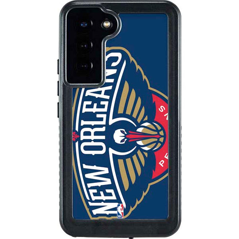 NBA New Orleans Pelicans Large Logo Galaxy S24 Plus Waterproof Case