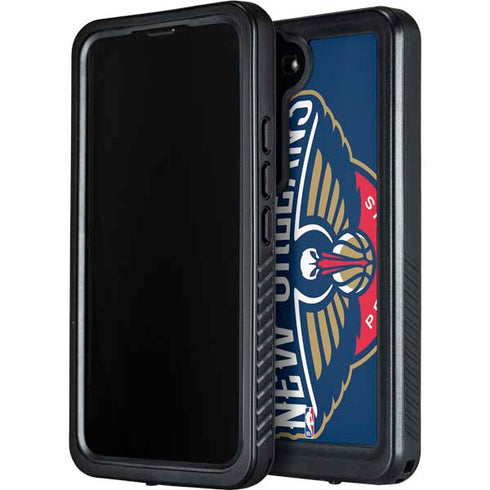 NBA New Orleans Pelicans Large Logo Galaxy S24 Plus Waterproof Case