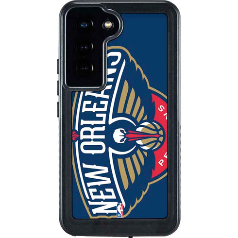 NBA New Orleans Pelicans Large Logo Galaxy S24 Waterproof Case
