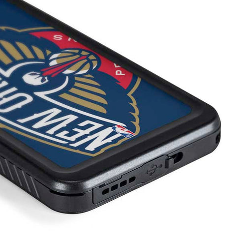 NBA New Orleans Pelicans Large Logo Galaxy S24 Waterproof Case
