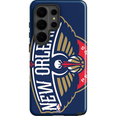 NBA New Orleans Pelicans Large Logo Galaxy S26 Ultra Impact Case