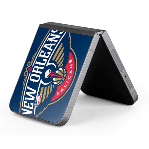 NBA New Orleans Pelicans Large Logo Galaxy Z Flip6 Skin