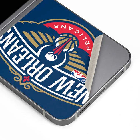 NBA New Orleans Pelicans Large Logo Galaxy Z Flip6 Skin