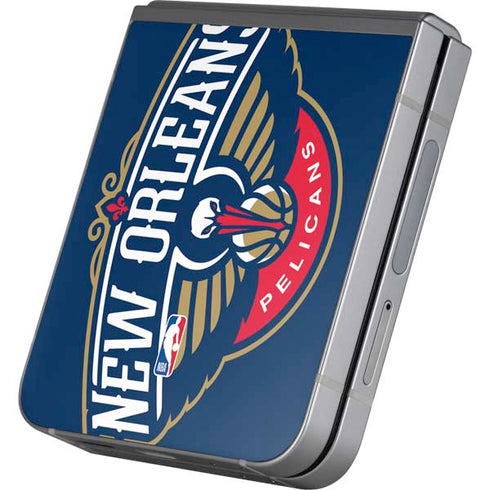 NBA New Orleans Pelicans Large Logo Galaxy Z Flip6 Skin