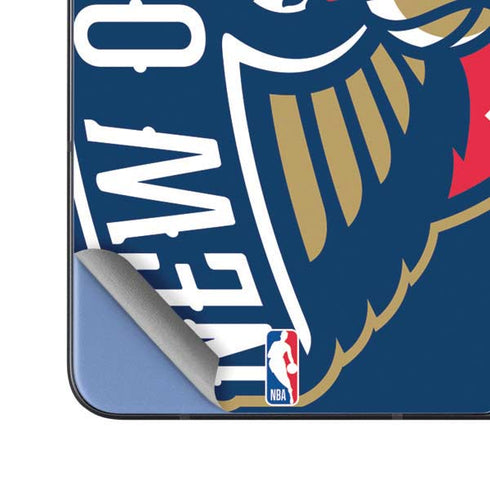 NBA New Orleans Pelicans Large Logo Galaxy Z Fold5 5G Skin