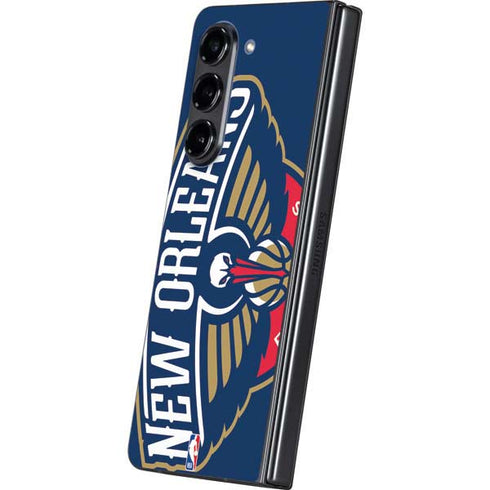 NBA New Orleans Pelicans Large Logo Galaxy Z Fold5 5G Skin