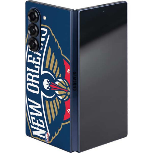 NBA New Orleans Pelicans Large Logo Galaxy Z Fold6 Skin