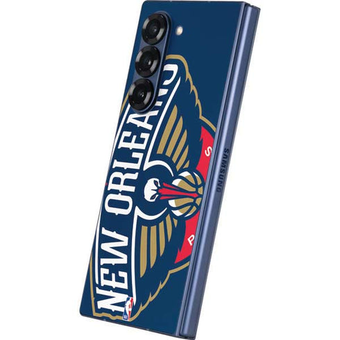 NBA New Orleans Pelicans Large Logo Galaxy Z Fold6 Skin