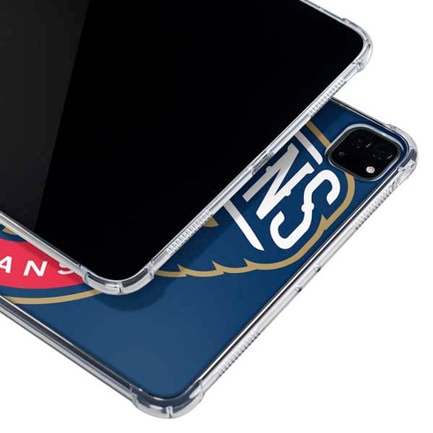 NBA New Orleans Pelicans Large Logo iPad Pro 11in (2024) Clear Case