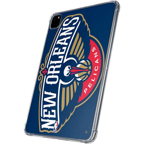 NBA New Orleans Pelicans Large Logo iPad Pro 11in (2024) Clear Case