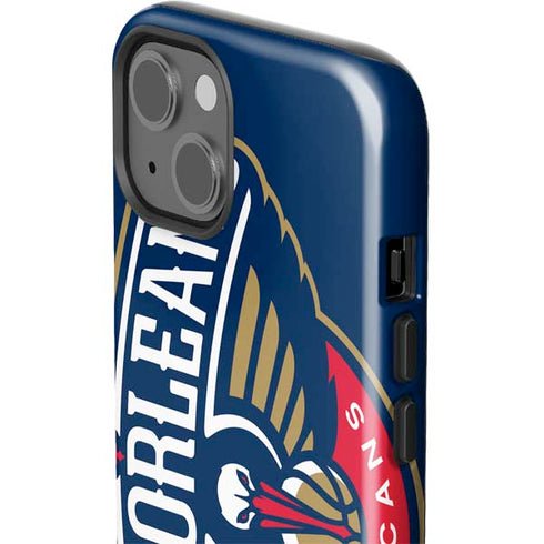 NBA New Orleans Pelicans Large Logo iPhone 15 Impact Case