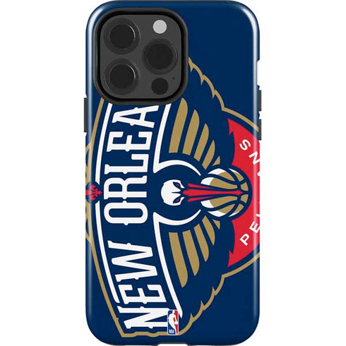 NBA New Orleans Pelicans Large Logo iPhone 15 Pro Impact Case