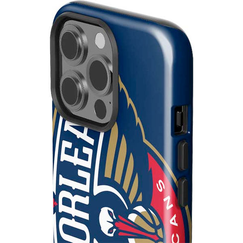 NBA New Orleans Pelicans Large Logo iPhone 15 Pro Impact Case