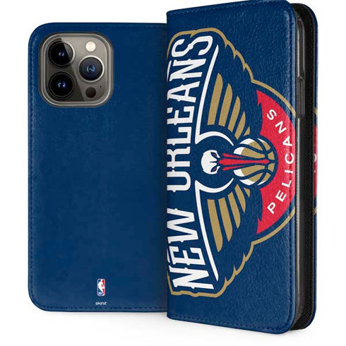 NBA New Orleans Pelicans Large Logo iPhone Cases