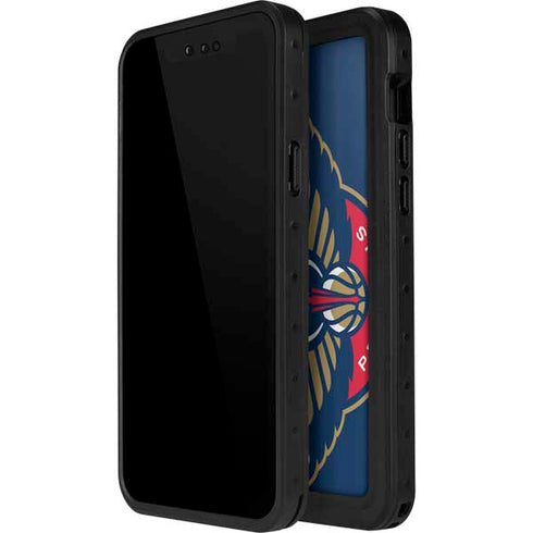 NBA New Orleans Pelicans Large Logo iPhone 15 Pro Waterproof Case