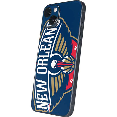 NBA New Orleans Pelicans Large Logo iPhone 15 Skin