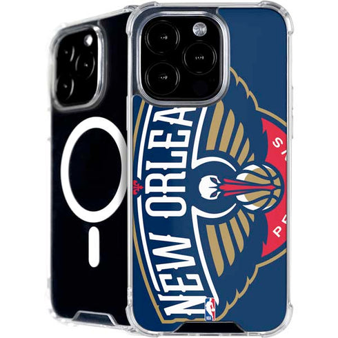 NBA New Orleans Pelicans Large Logo iPhone 16 Pro Max MagSafe Case
