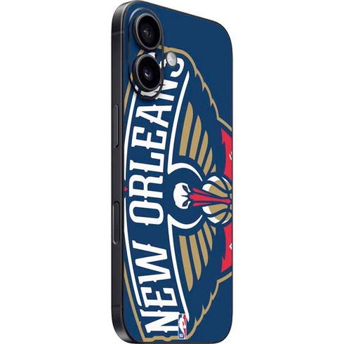 NBA New Orleans Pelicans Large Logo iPhone 16 Skin