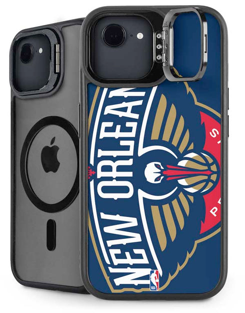 NBA New Orleans Pelicans Large Logo iPhone 16e Kickstand Case