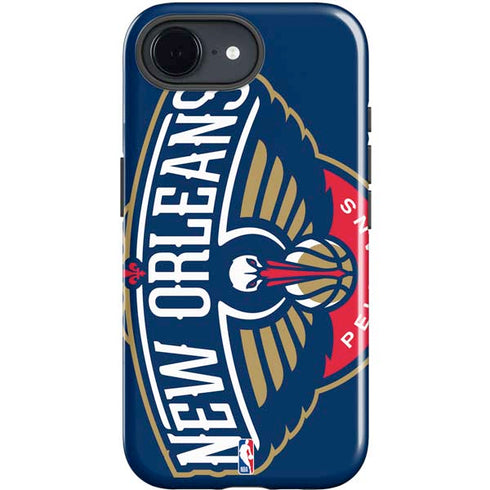 NBA New Orleans Pelicans Large Logo iPhone 16e Impact Case