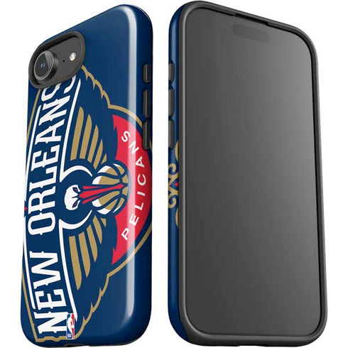 NBA New Orleans Pelicans Large Logo iPhone 16e Impact Case